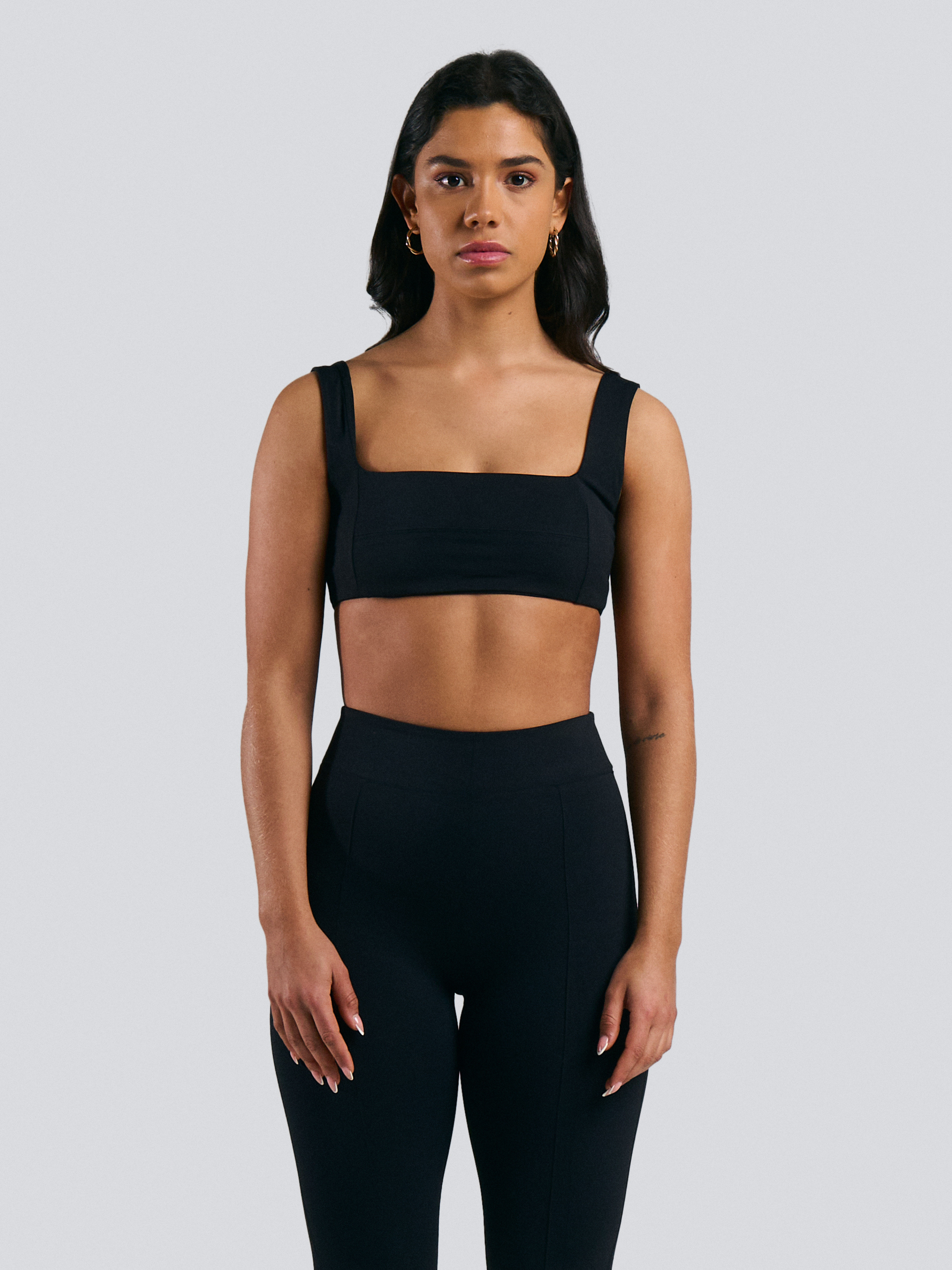 Top-Bralette Strappy Black Night