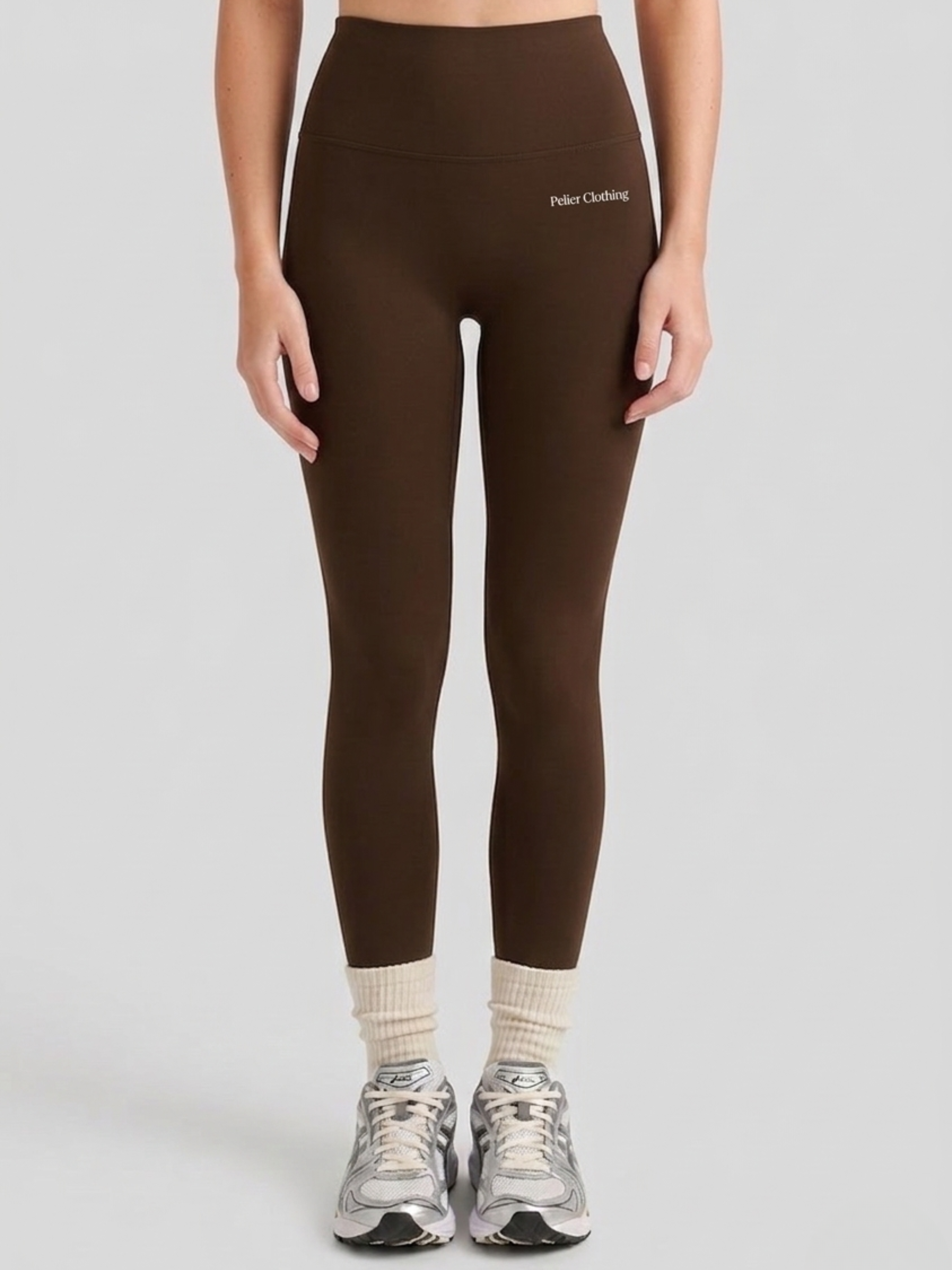 Set Jacket & Leggings & Halter Neck Top Espresso
