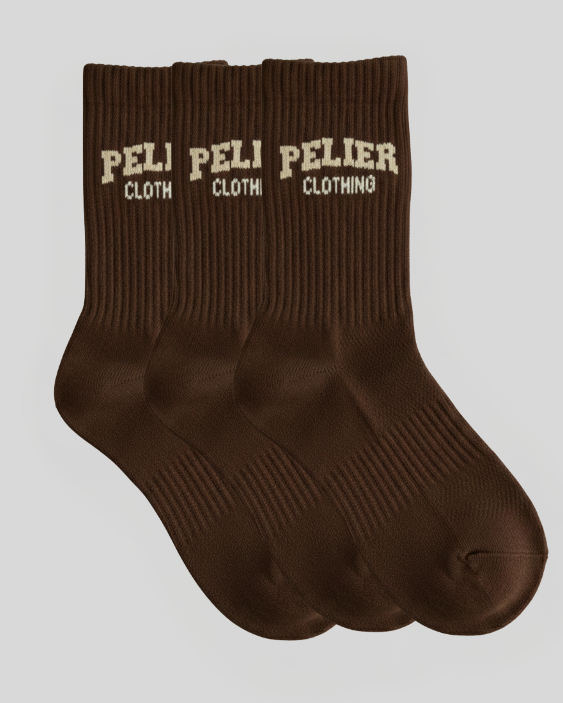 3 Pack Socks (Espresso)