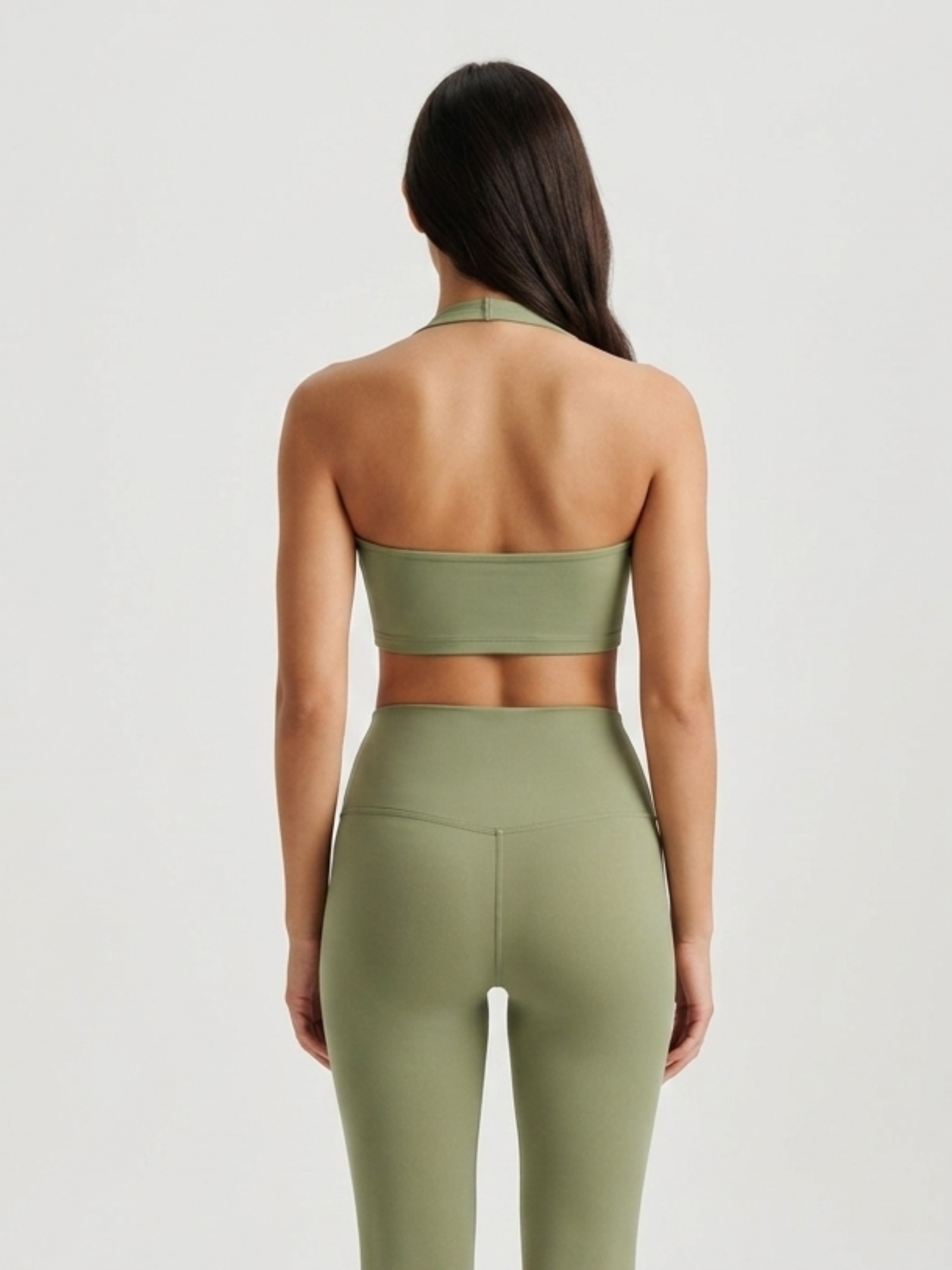 Halter Neck Top Olive