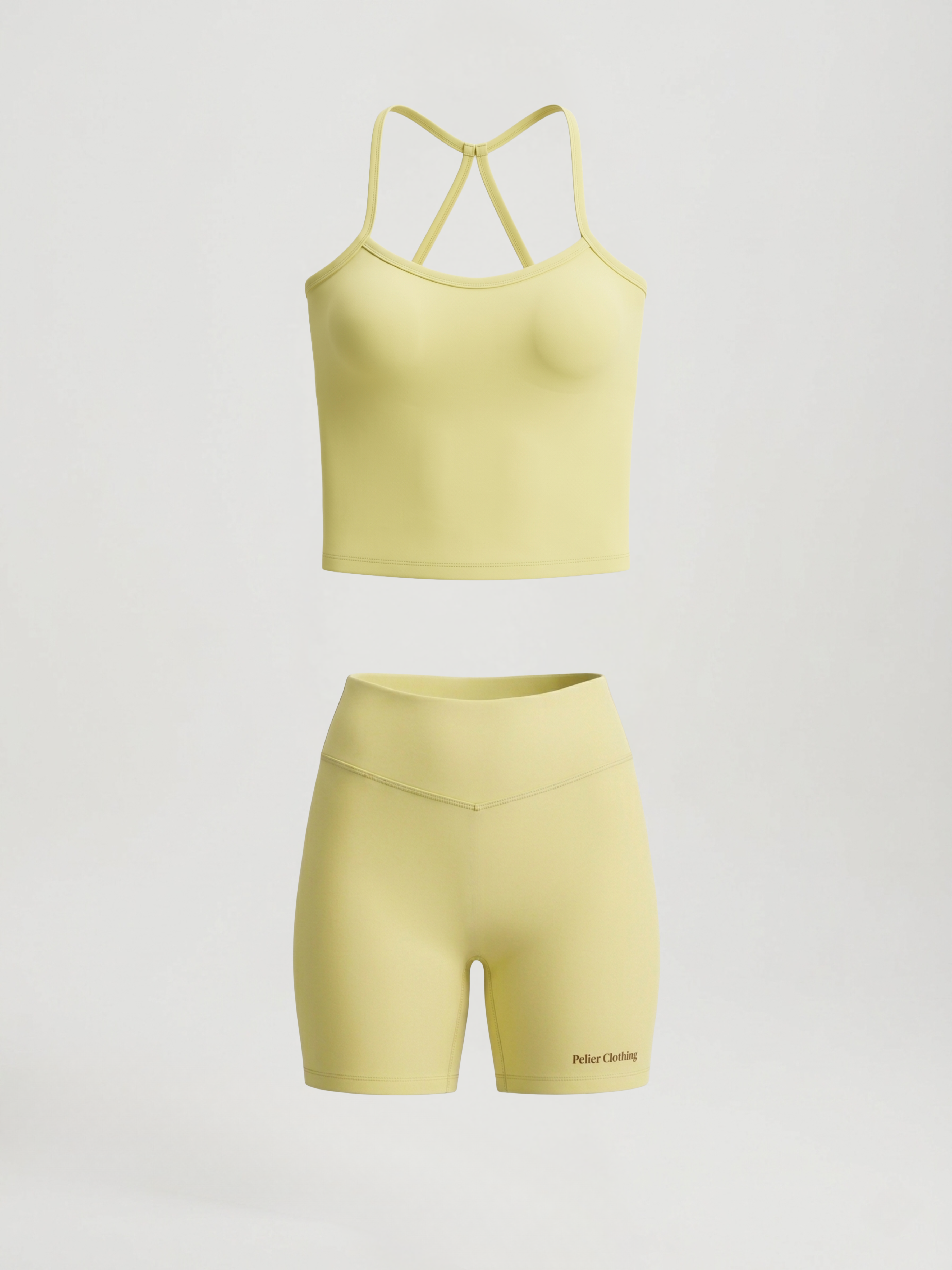 Set Short & Crop Top Butter Cream