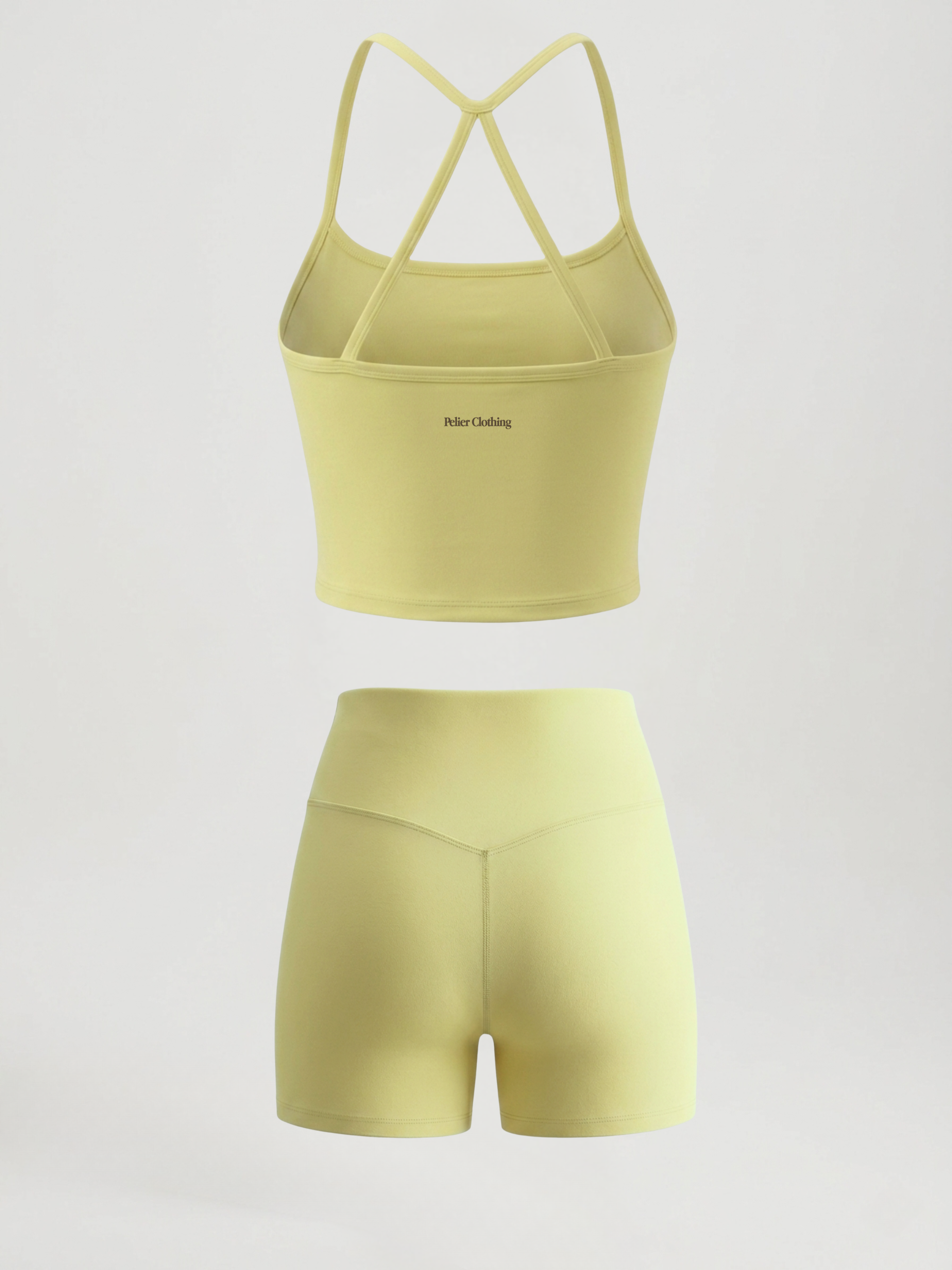 Set Short & Crop Top Butter Cream