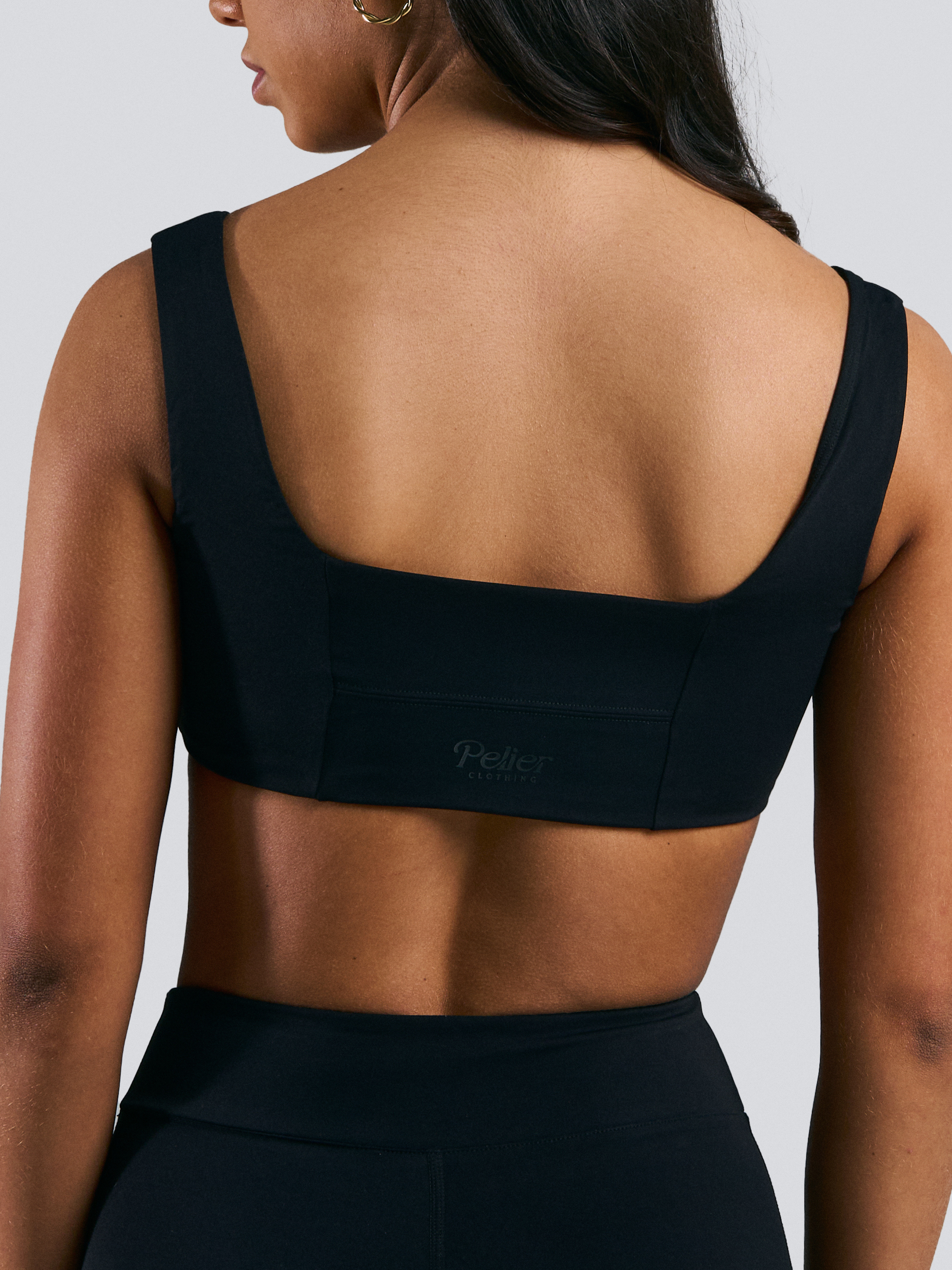 Top-Bralette Strappy Black Night