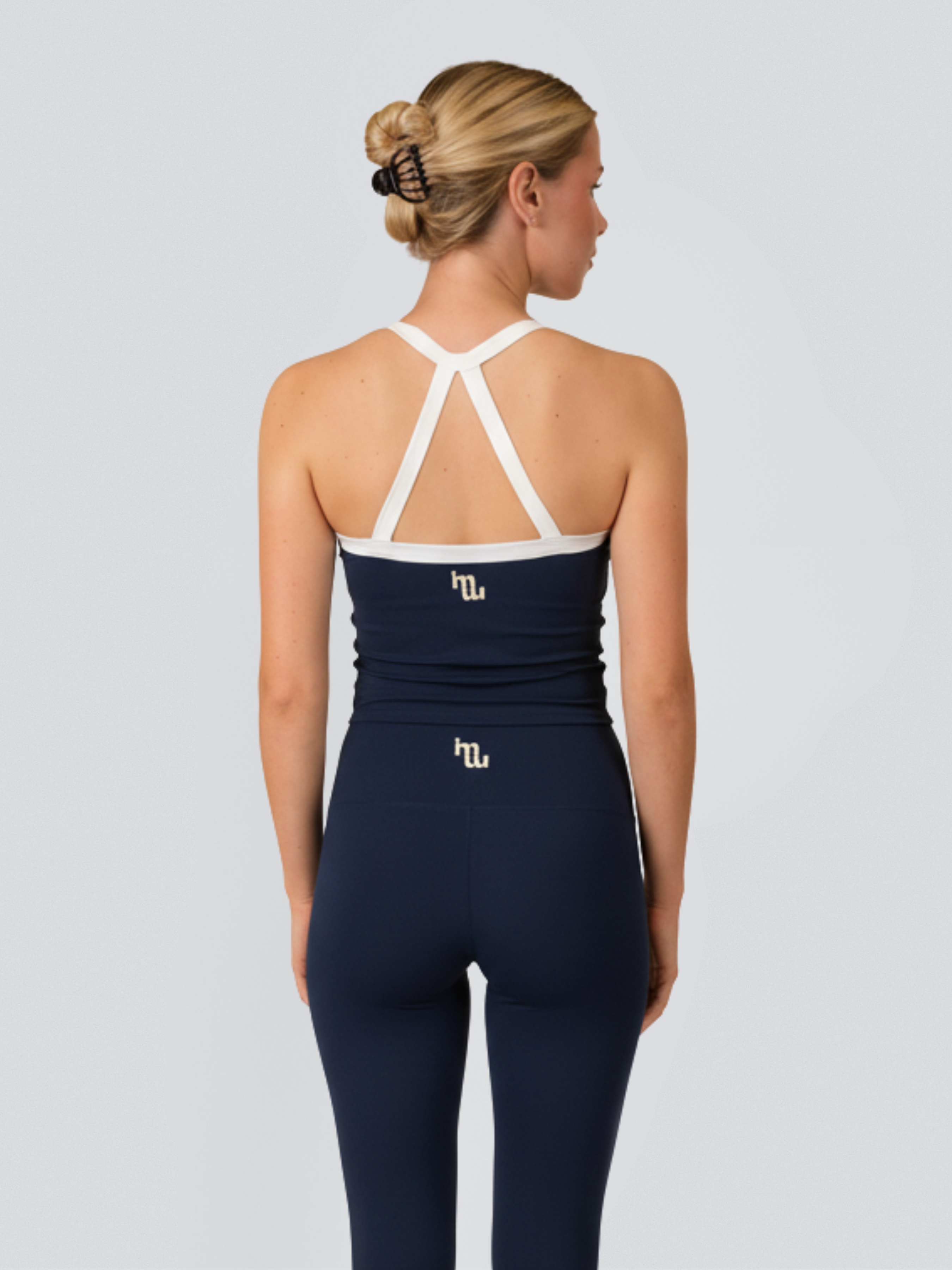 Navy Blue Strap Tank Top
