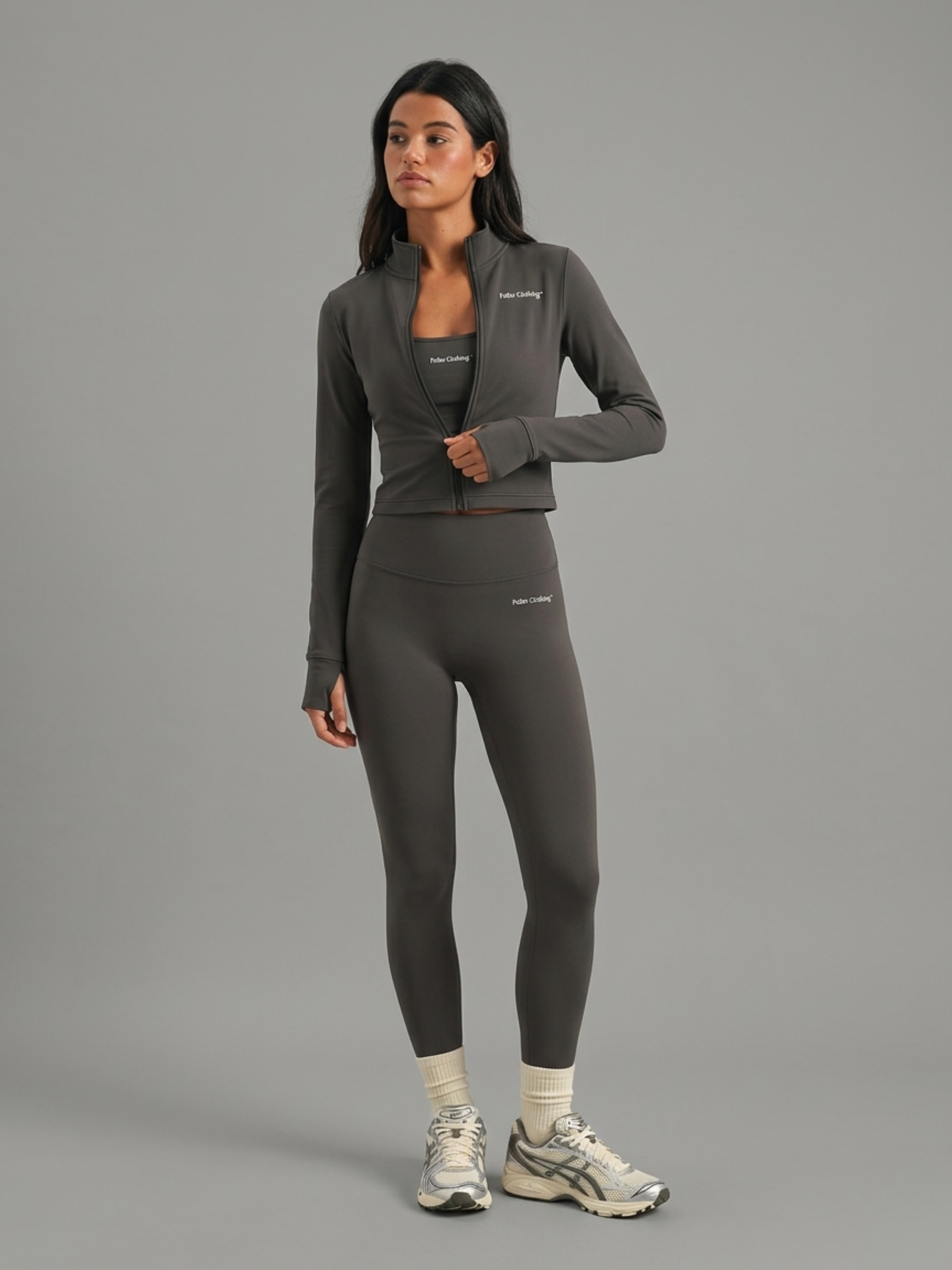 Zip Jacket Concrete