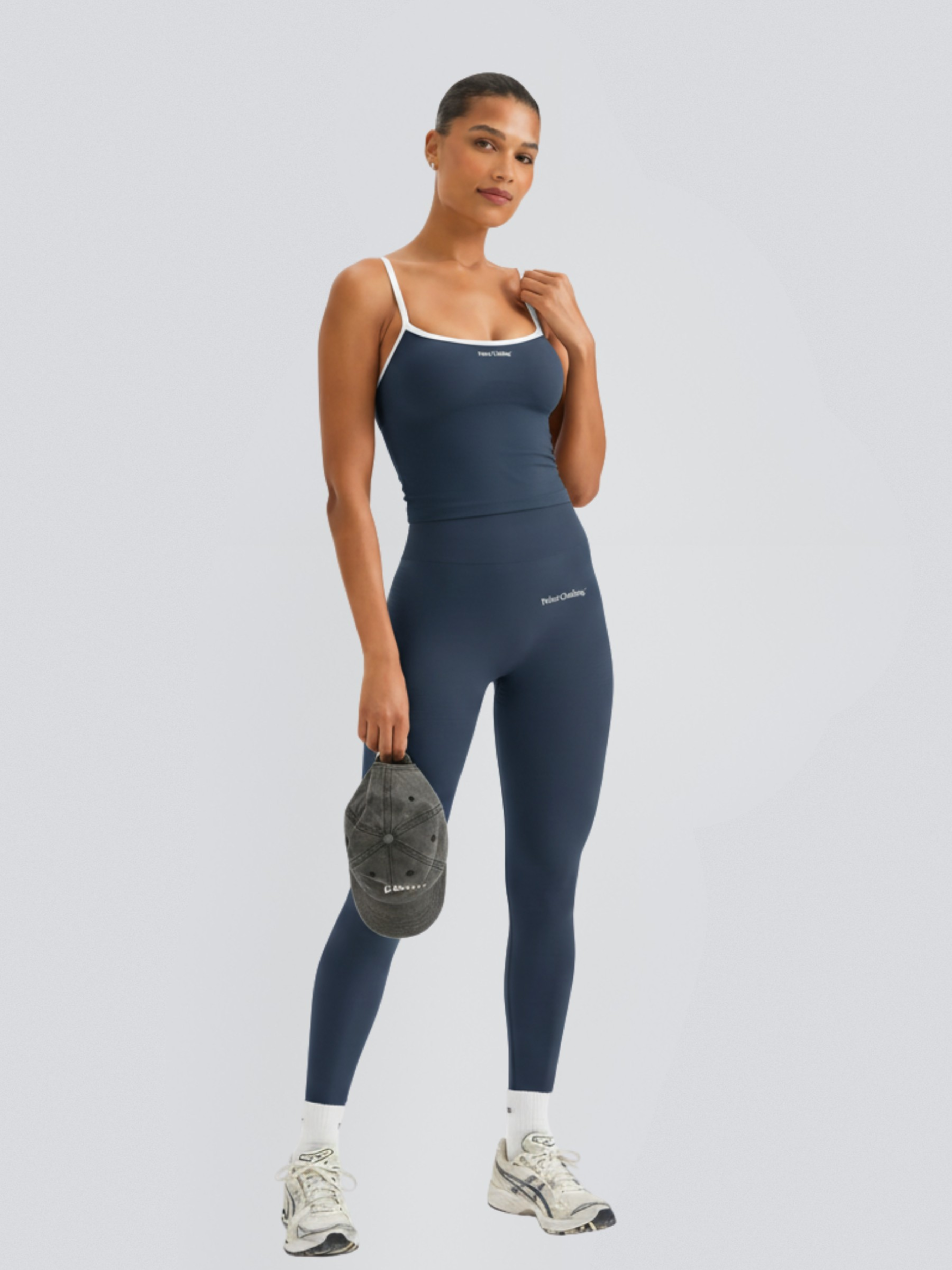 Navy Blue Luxe Leggings