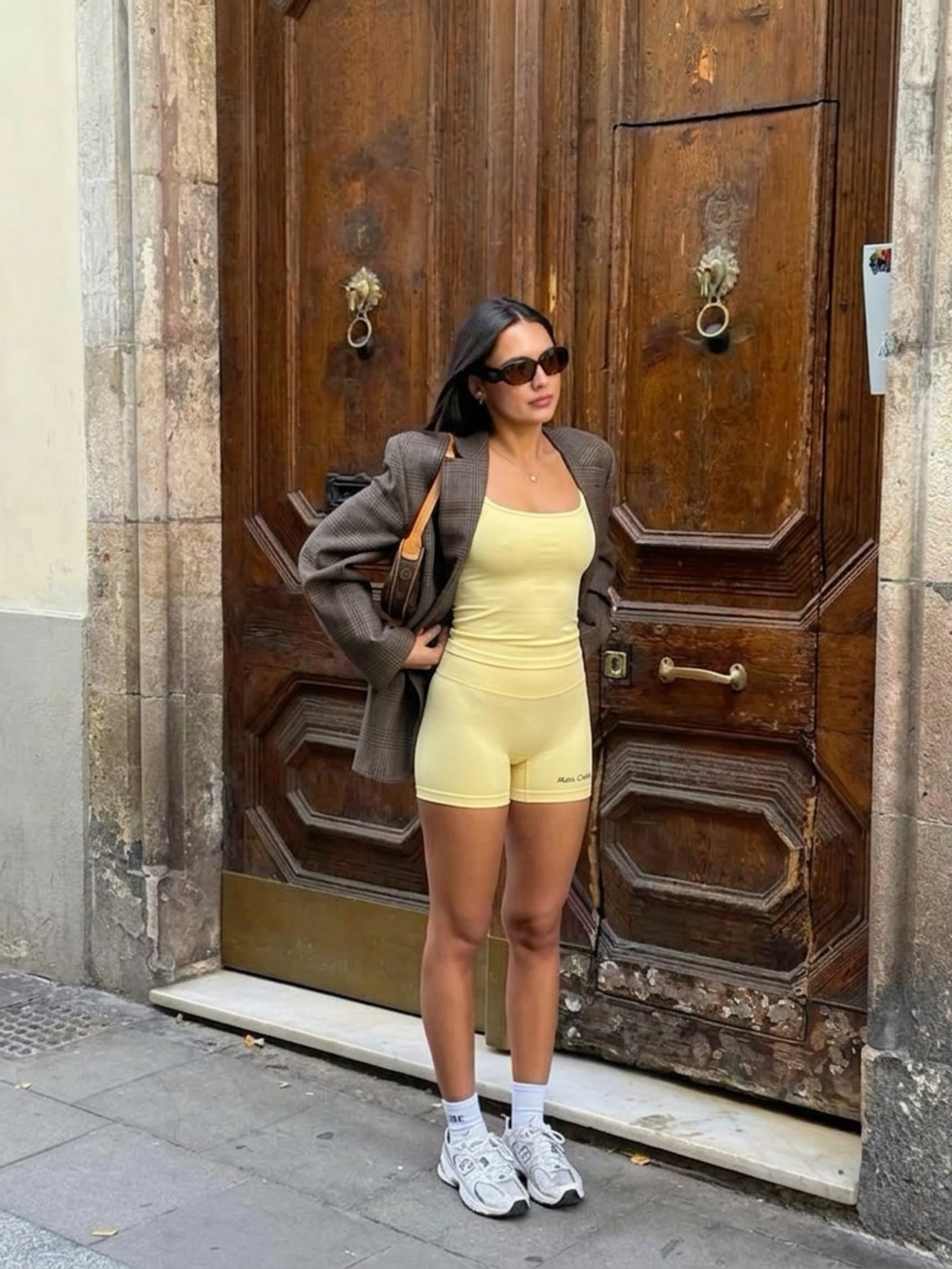 Set Short & Crop Top Butter Cream